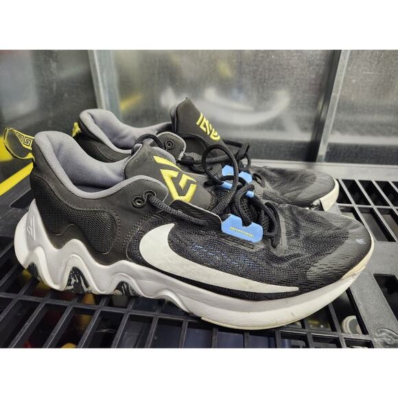 Size 11.5 Nike GIANNIS IMMORALITY 2 Basketball Men’s Shoes DM0825-001 Black/Blue - Picture 3 of 7